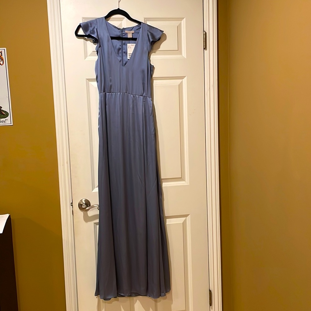 Blue, long, floor-length evening gown H&M size 0